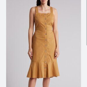 Oat New York Bow Back Flounce Dress